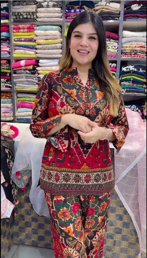 Printed Reyon Co Ord Set | Premium Quality