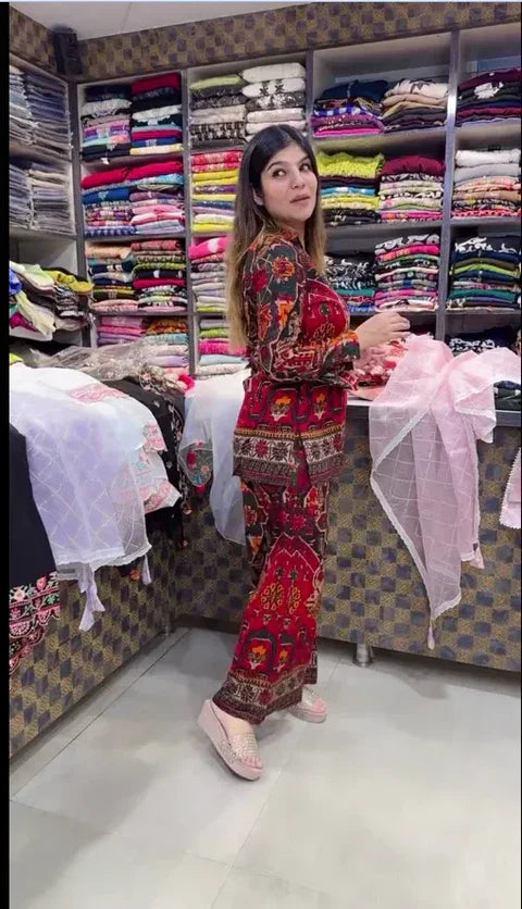 Printed Reyon Co Ord Set | Premium Quality
