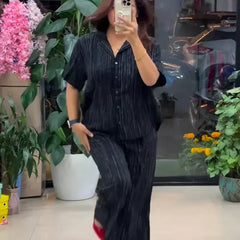 Designer Pure Linen Co-ord Set